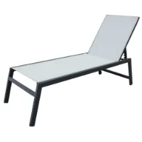 Chillvert Aluminium Pisa Solstol 203x64x43 Cm unisex