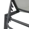 Chillvert Aluminium Pisa Solstol 203x64x43 Cm unisex, Anthracite / ecrú, One Size