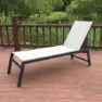 Chillvert Aluminium Pisa Solstol 203x64x43 Cm unisex, Anthracite / ecrú, One Size