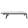 Chillvert Aluminium Pisa Solstol 203x64x43 Cm unisex, Anthracite / ecrú, One Size