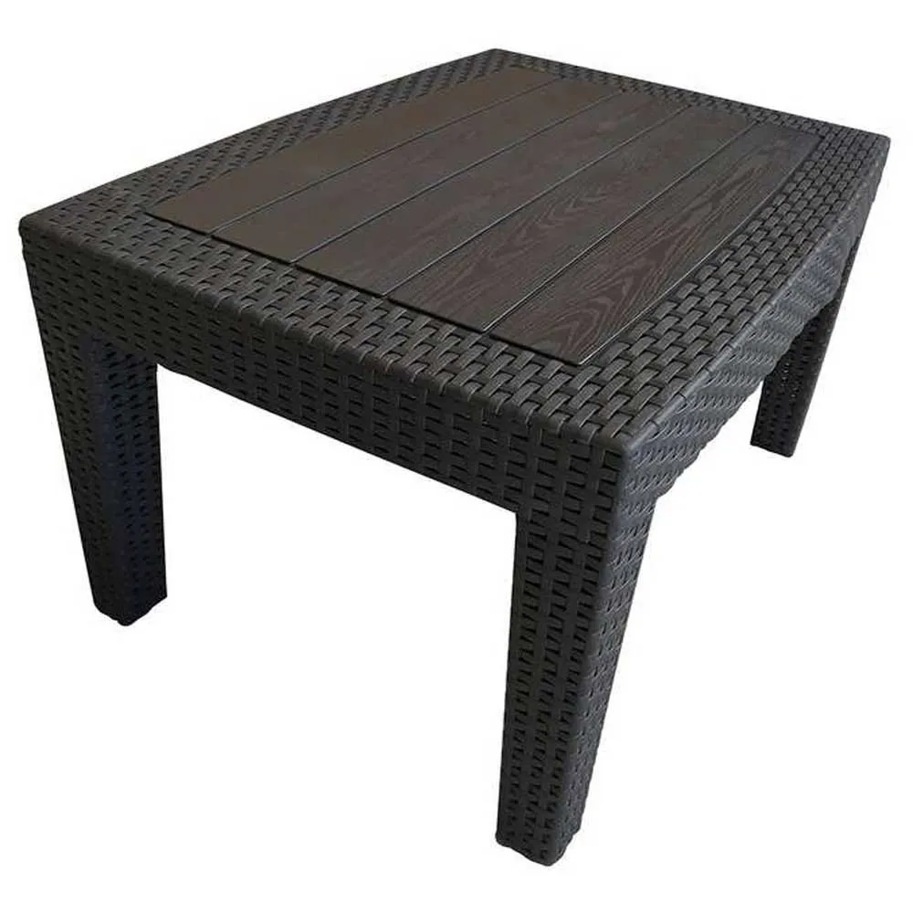 Chillvert Capri Resin Trädgårdsmöbelset Med Rotan-effekt unisex, Anthracite / grey, One Size