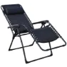 Chillvert Catania Stål Solstol 65.5x91x116 Cm unisex, Black, One Size