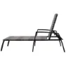 Chillvert Cozumel Stål Solstol 190x63x50 Cm Refurbished unisex, Anthracite / brown, One Size