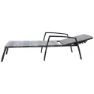 Chillvert Cozumel Stål Solstol 190x63x50 Cm Refurbished unisex, Anthracite / brown, One Size