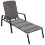 Chillvert Cozumel Stål Solstol 190x63x50 Cm Refurbished unisex, Anthracite / brown, One Size