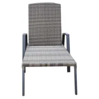 Chillvert Cozumel Stål Solstol 190x63x50 Cm unisex