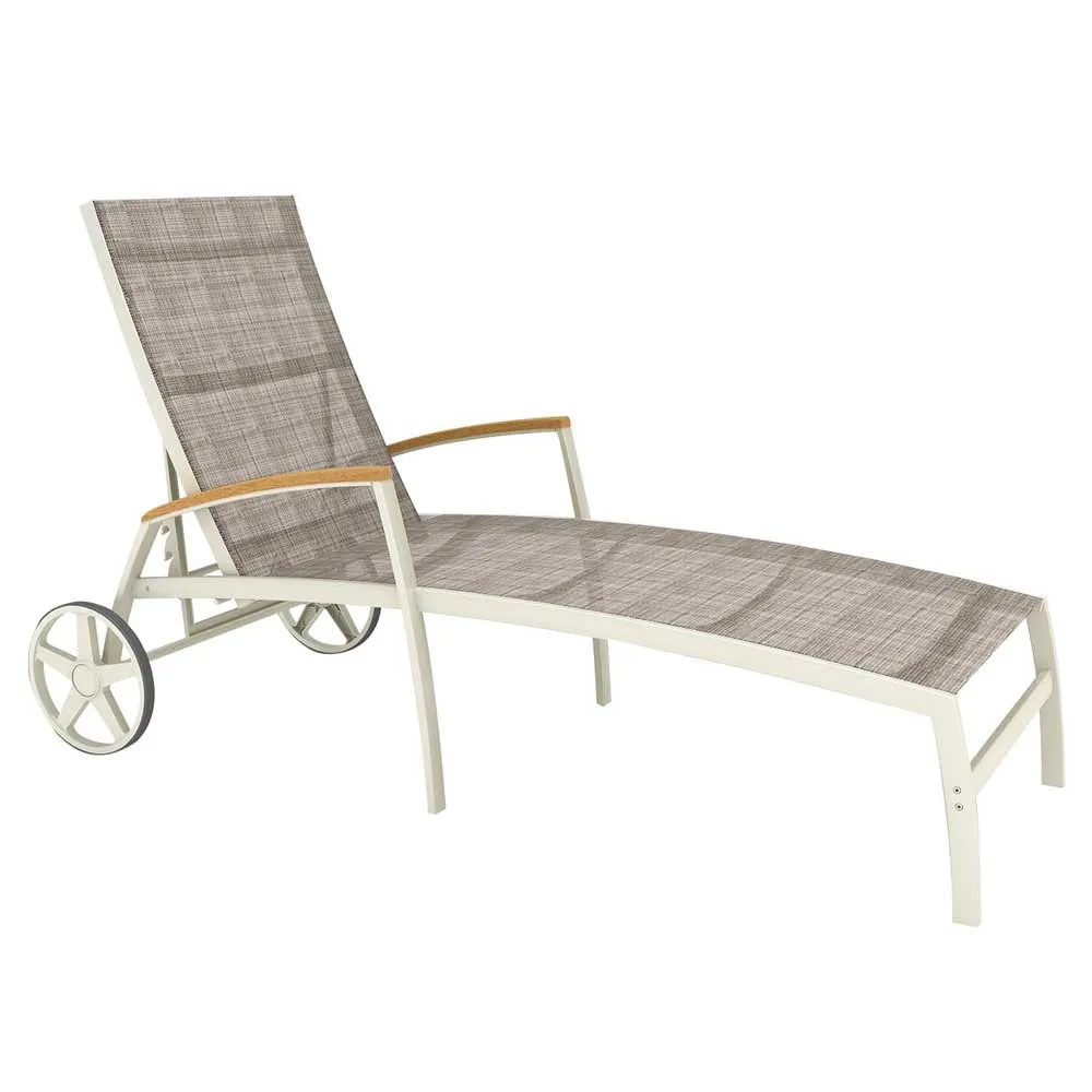 Chillvert Imperia Fsc Eukalyptus Solstol 180.40x77.60x102.90 Cm unisex, Wooden / beige, One Size