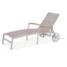 Chillvert Imperia Fsc Eukalyptus Solstol 180.40x77.60x102.90 Cm unisex, Wooden / beige, One Size