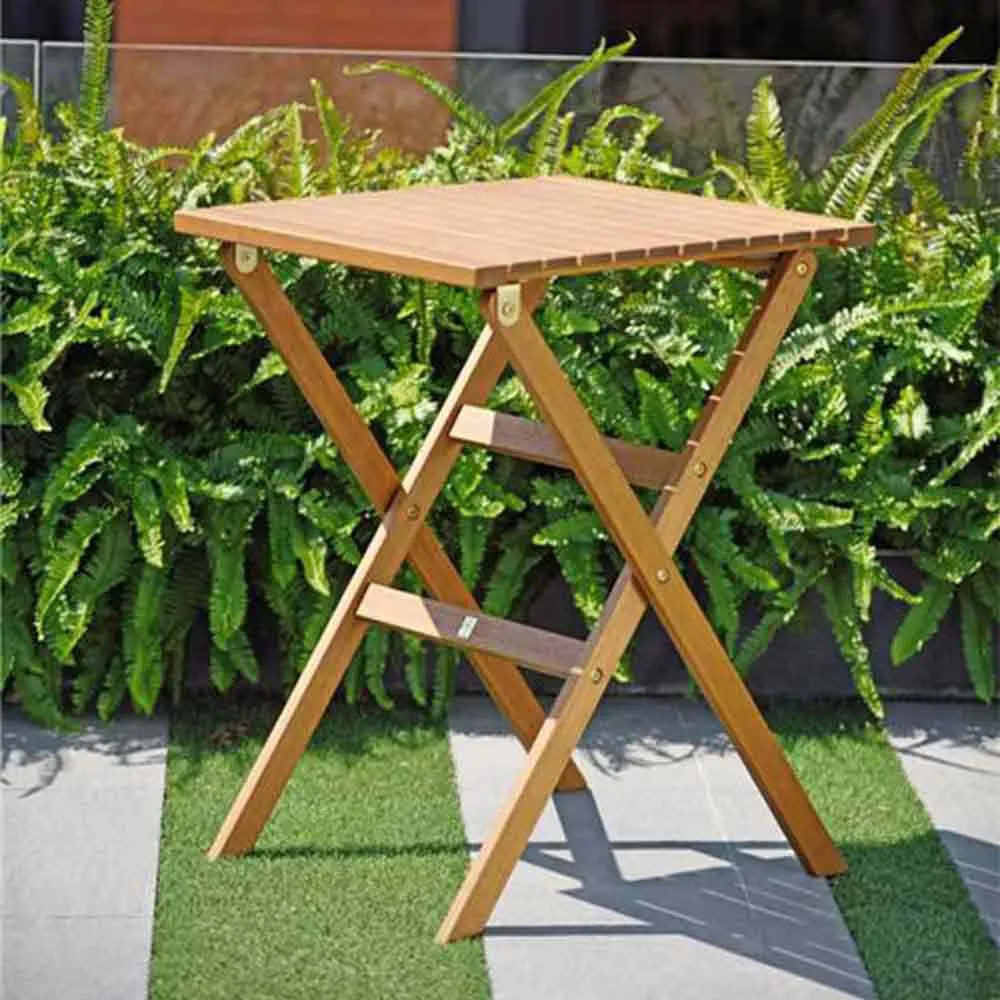 Chillvert Milan Fsc-certifierat Eukalyptus Hopfällbart Fyrkantigt Bord 56x56 Cm unisex, Wooden, One Size Chillvert Milan Fsc-certifierat Eukalyptus Hopfällbart Fyrkantigt Bord 56x56 Cm unisex, Wooden, One Size