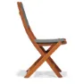 Chillvert Napoles Fsc Fällbar Stol I Eukalyptus Och Tyg 50.65x49.6x93.2 Cm unisex, Wooden / grey, One Size