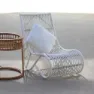 Chillvert Parma Rattan Solsäng 61x94x85 Cm unisex, White, One Size