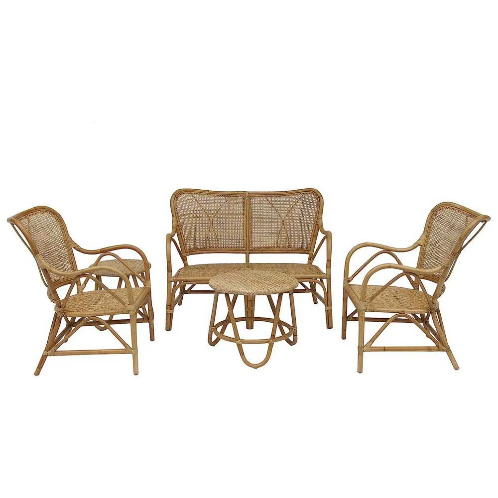 Chillvert Parma Rattan Trädgårdsmöbelset unisex, Natural, One Size