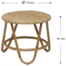 Chillvert Parma Rattan Trädgårdsmöbelset unisex, Natural, One Size