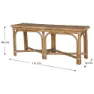 Chillvert Parma Rotting Trädgårdsbänk 110x30x45 Cm unisex, Natural, 110 x 30 x 45cm