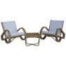 Chillvert Parma Rotting Trädgårdsmöbelset unisex, Natural / white, One Size