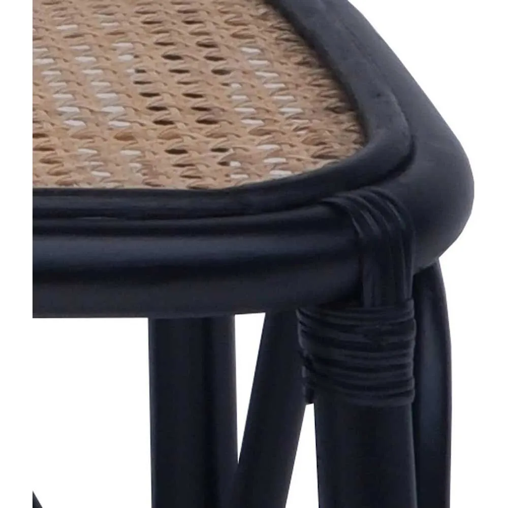 Chillvert Parma Rotting Trädgårdsstol 78x37x43 Cm unisex, Black, 78 x 37 x 43cm