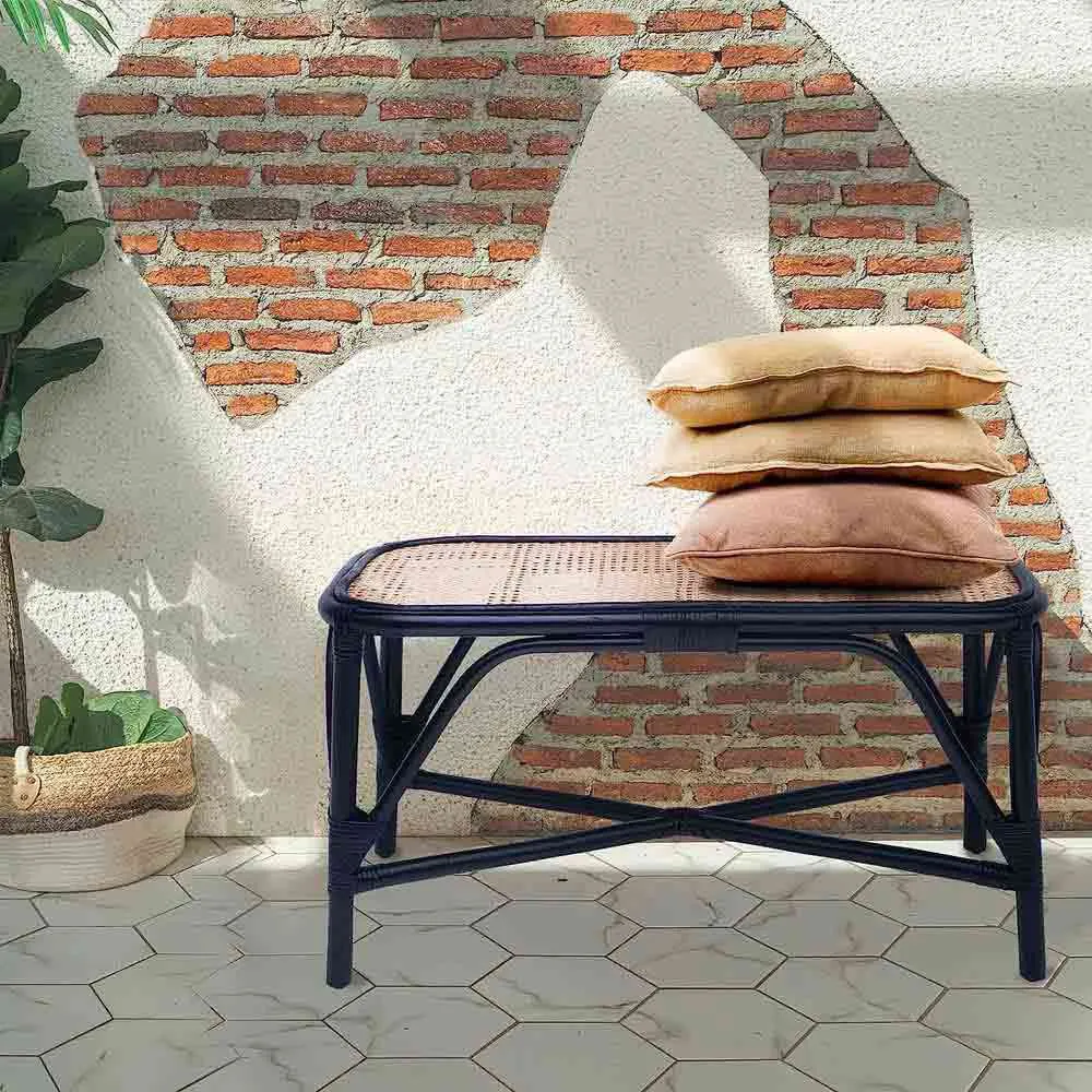 Chillvert Parma Rotting Trädgårdsstol 78x37x43 Cm unisex, Black, 78 x 37 x 43cm