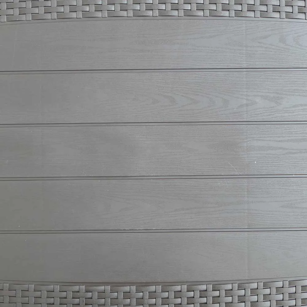 Chillvert Salerno Resin Trädgårdsmöbelset Med Rotan-effekt unisex, Chocolate / beige, One Size