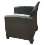 Chillvert Salerno Resin Trädgårdsmöbelset Med Rotan-effekt unisex, Chocolate / beige, One Size