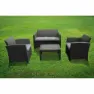 Chillvert Siena Resin Trädgårdsmöbelset Med Rotan-effekt unisex, Anthracite / grey, One Size