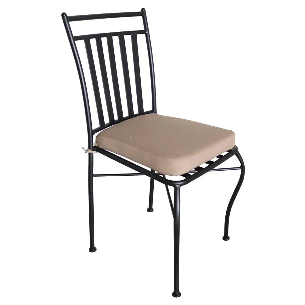 Chillvert Stål Tivoli Stapelbar Stol 40.5x50.5x89 Cm Refurbished unisex, Black, One Size