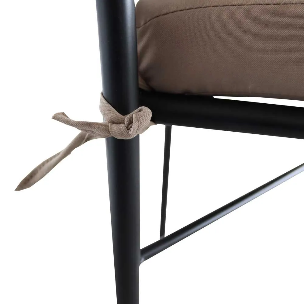 Chillvert Stål Tivoli Stapelbar Stol 40.5x50.5x89 Cm Refurbished unisex, Black, One Size