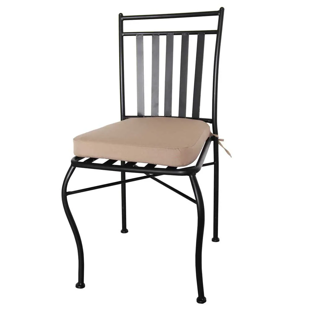 Chillvert Stål Tivoli Stapelbar Stol 40.5x50.5x89 Cm Refurbished unisex, Black, One Size