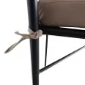 Chillvert Stål Tivoli Stapelbar Stol 40.5x50.5x89 Cm Refurbished unisex, Black, One Size