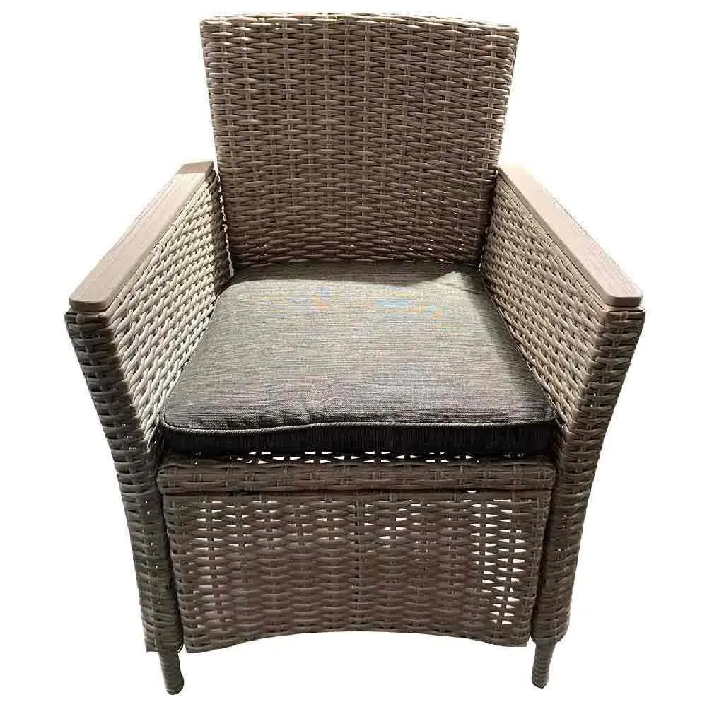 Chillvert Stål Turin Och Syntetisk Rotting Fåtölj 65x68.5x93.5 Cm unisex, Beige / anthracite, One Size Chillvert Stål Turin Och Syntetisk Rotting Fåtölj 65x68.5x93.5 Cm unisex, Beige / anthracite, One Size