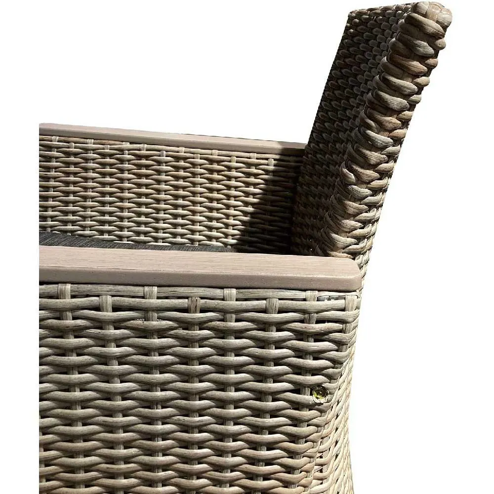 Chillvert Stål Turin Och Syntetisk Rotting Fåtölj 65x68.5x93.5 Cm unisex, Beige / anthracite, One Size Chillvert Stål Turin Och Syntetisk Rotting Fåtölj 65x68.5x93.5 Cm unisex, Beige / anthracite, One Size