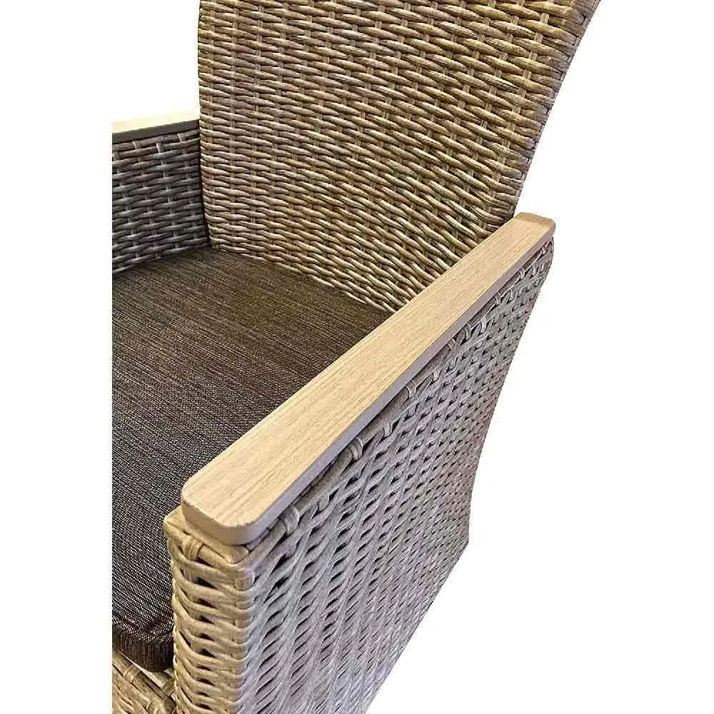 Chillvert Stål Turin Och Syntetisk Rotting Fåtölj 65x68.5x93.5 Cm unisex, Beige / anthracite, One Size Chillvert Stål Turin Och Syntetisk Rotting Fåtölj 65x68.5x93.5 Cm unisex, Beige / anthracite, One Size