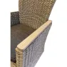 Chillvert Stål Turin Och Syntetisk Rotting Fåtölj 65x68.5x93.5 Cm unisex, Beige / anthracite, One Size