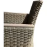 Chillvert Stål Turin Och Syntetisk Rotting Fåtölj 65x68.5x93.5 Cm unisex, Beige / anthracite, One Size