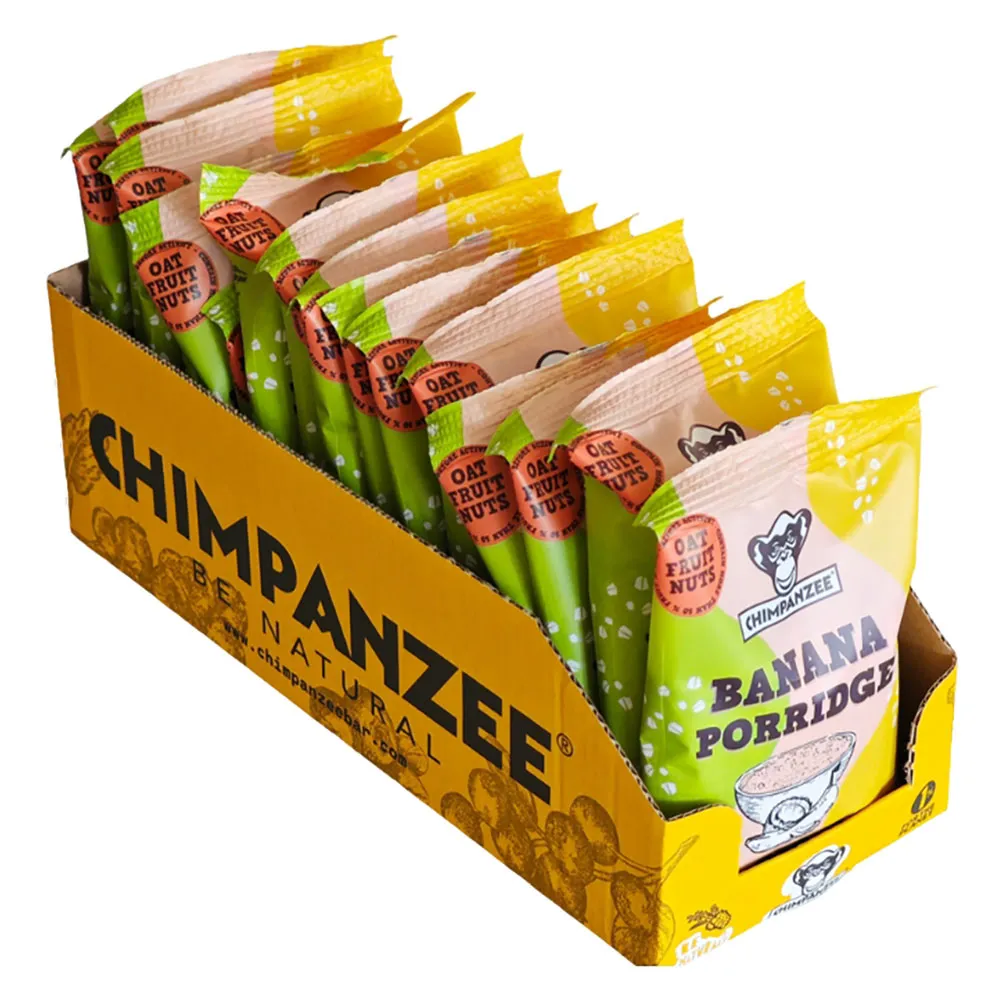 Chimpanzee 65g Banana&coconut Havregrynslåda 15 Enheter, Multicolor, One Size