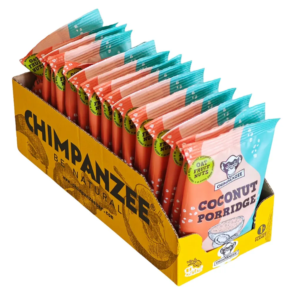 Chimpanzee 65g Coconut&caco Havregrynslåda 15 Enheter, Multicolor, One Size