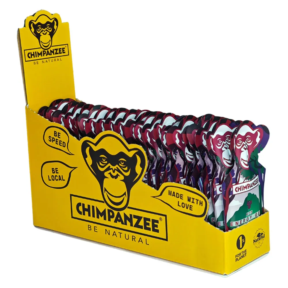 Chimpanzee Vegan/organic-bio/gluten Free Låda Med Energigeler Aronia 35g 25 Enheter, Multicolor, One Size Chimpanzee Vegan/organic-bio/gluten Free Låda Med Energigeler Aronia 35g 25 Enheter, Multicolor, One Size