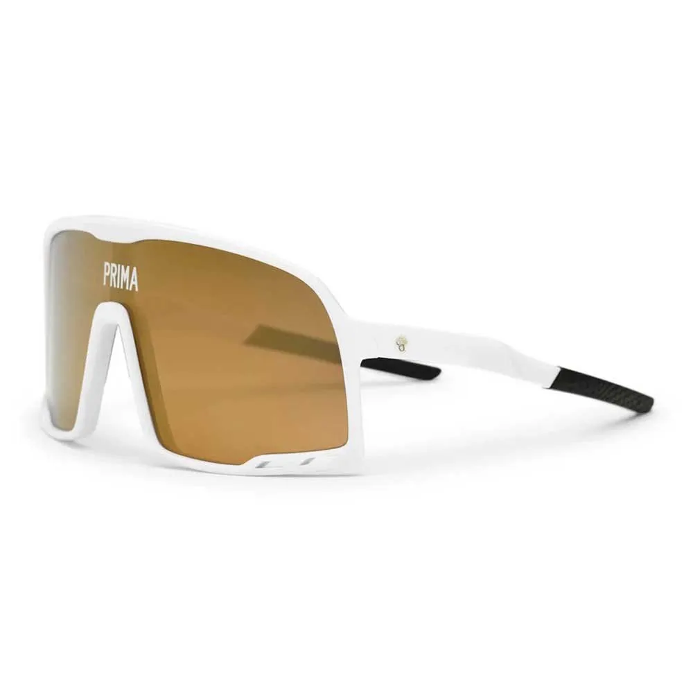 Chpo Brand Prima Due Polariserade Solglasögon, White, Gold Mirror Polarized/CAT3 Chpo Brand Prima Due Polariserade Solglasögon, White, Gold Mirror Polarized/CAT3
