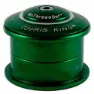 Chris King Inset I4 Semi-integrated Nothreadset Griplock Styrsystem, Green, 1 1/8" / 49mm