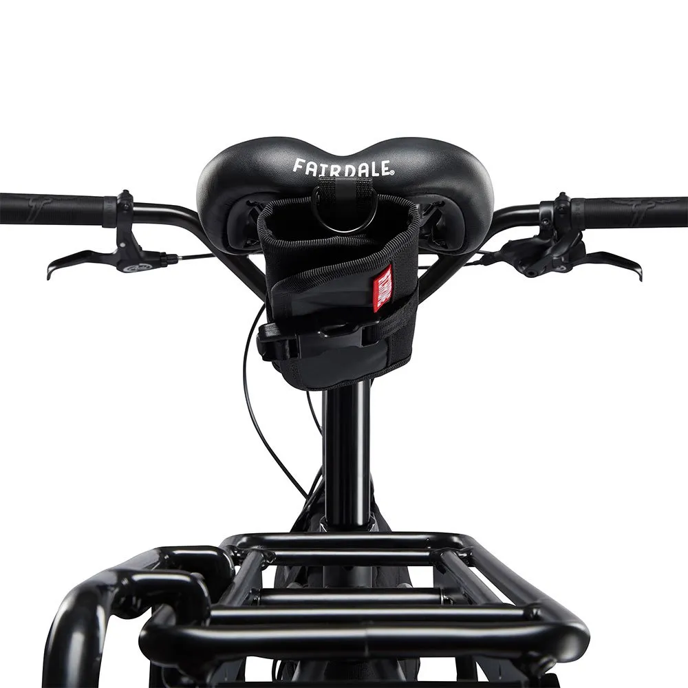 Chrome Doubletrack Roll Sadeltaske, Black, One Size