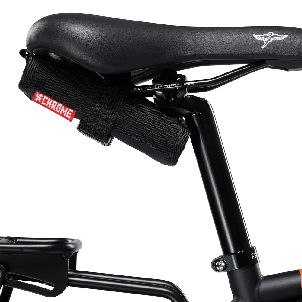 Chrome Doubletrack Roll Sadeltaske, Black, One Size