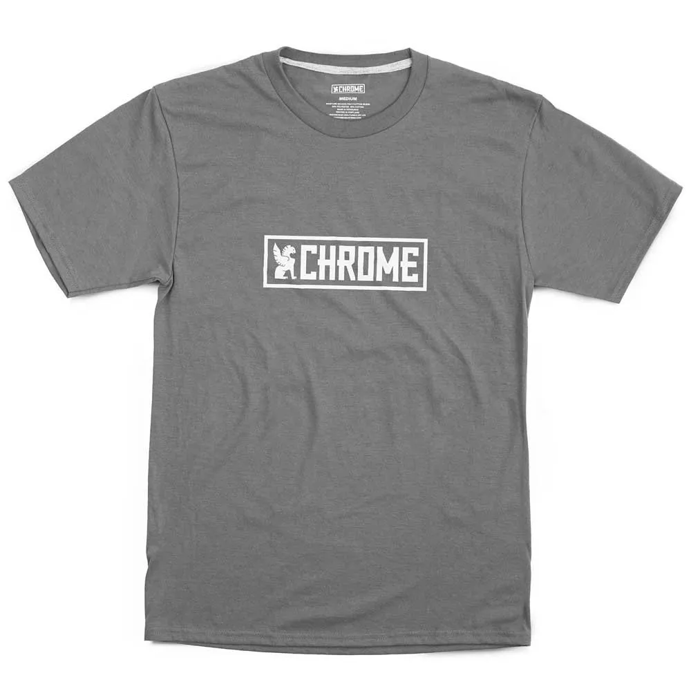 Chrome Horizontal Border T-shirt Med Korta ärmar Chrome Horizontal Border T-shirt Med Korta ärmar