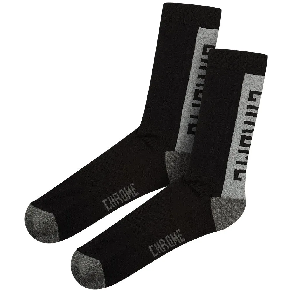 Chrome Merino Crew Strumpor