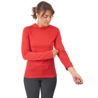Chrome Merino Hoodie T-shirt Med Lång ärm Chrome Merino Hoodie T-shirt Med Lång ärm