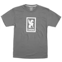 Chrome Vertical Border Logo T-shirt Med Korta ärmar Chrome Vertical Border Logo T-shirt Med Korta ärmar