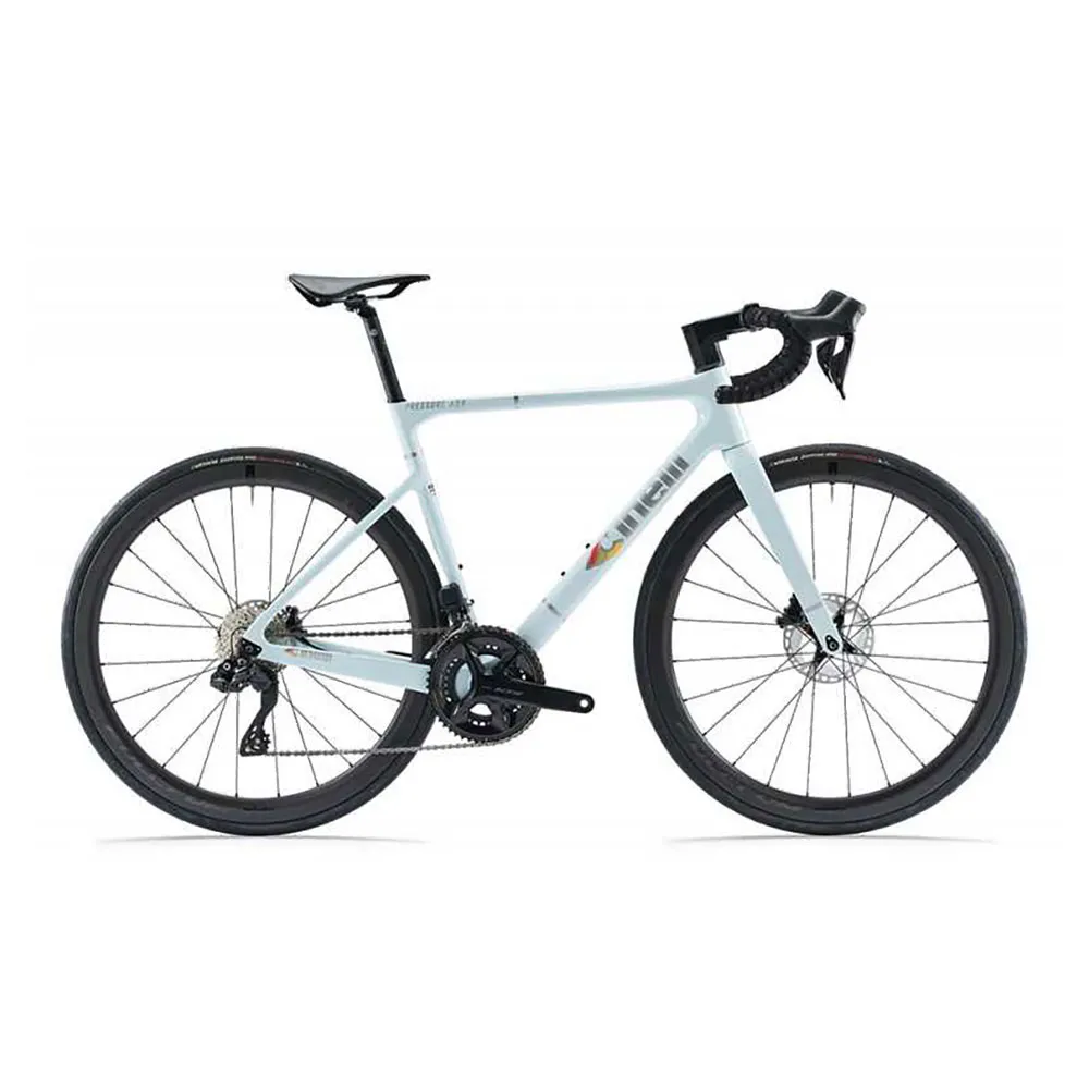 Cinelli Bike Pressure Adr Ultegra Di2 Racercykel, Sunfaded laser blue, 51