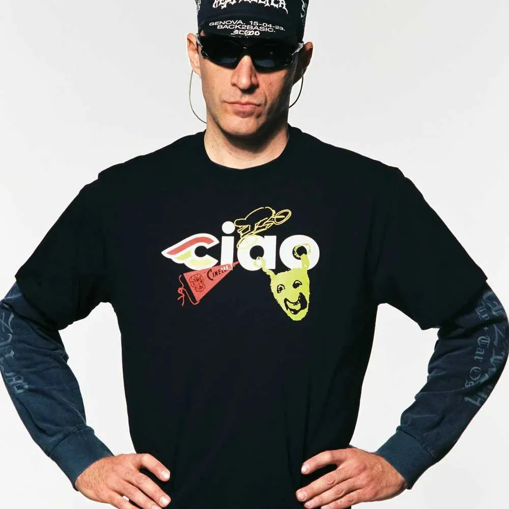 Cinelli Ciao Icons T-shirt Med Korta ärmar