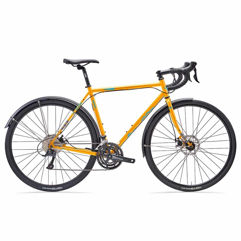 Cinelli Hobootleg Easy Travel Shimano Sora 2023 Gravelcykel, Yellow line Cinelli Hobootleg Easy Travel Shimano Sora 2023 Gravelcykel, Yellow line
