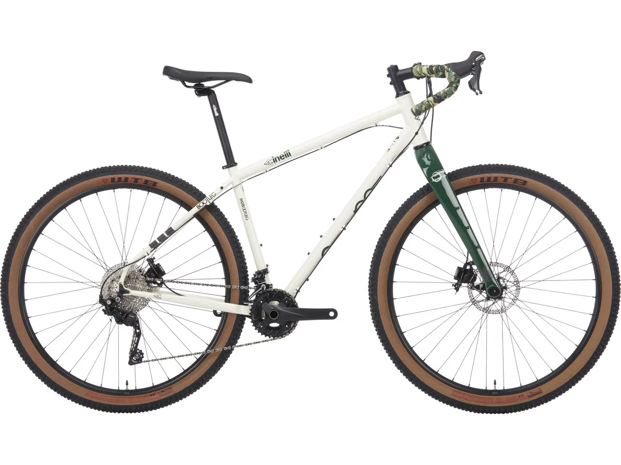 Cinelli Hobootleg Geo Shimano GRX 2x10 Gravelbike, White Cinelli Hobootleg Geo Shimano GRX 2x10 Gravelbike, White
