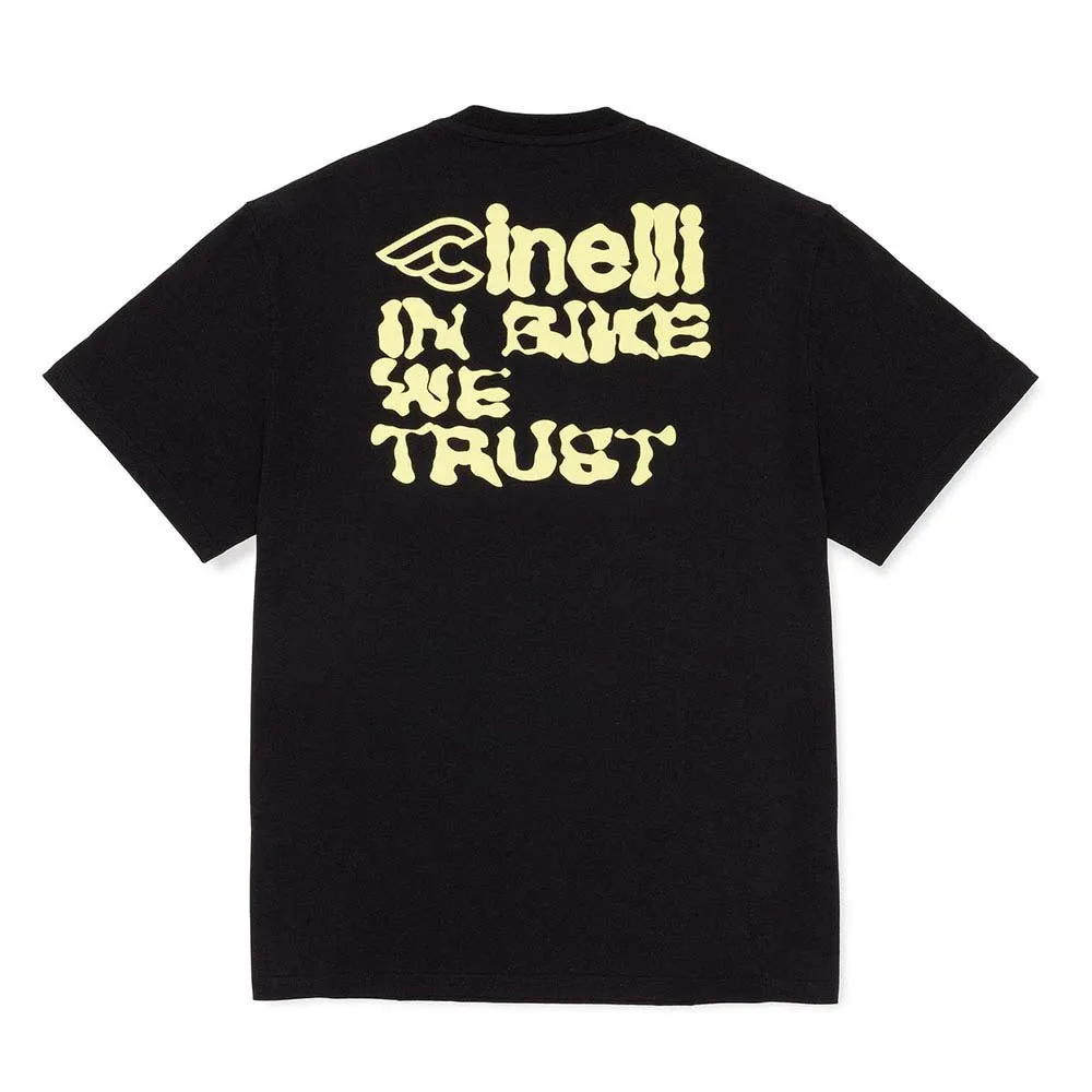 Cinelli In Bike We Trust T-shirt Med Korta ärmar