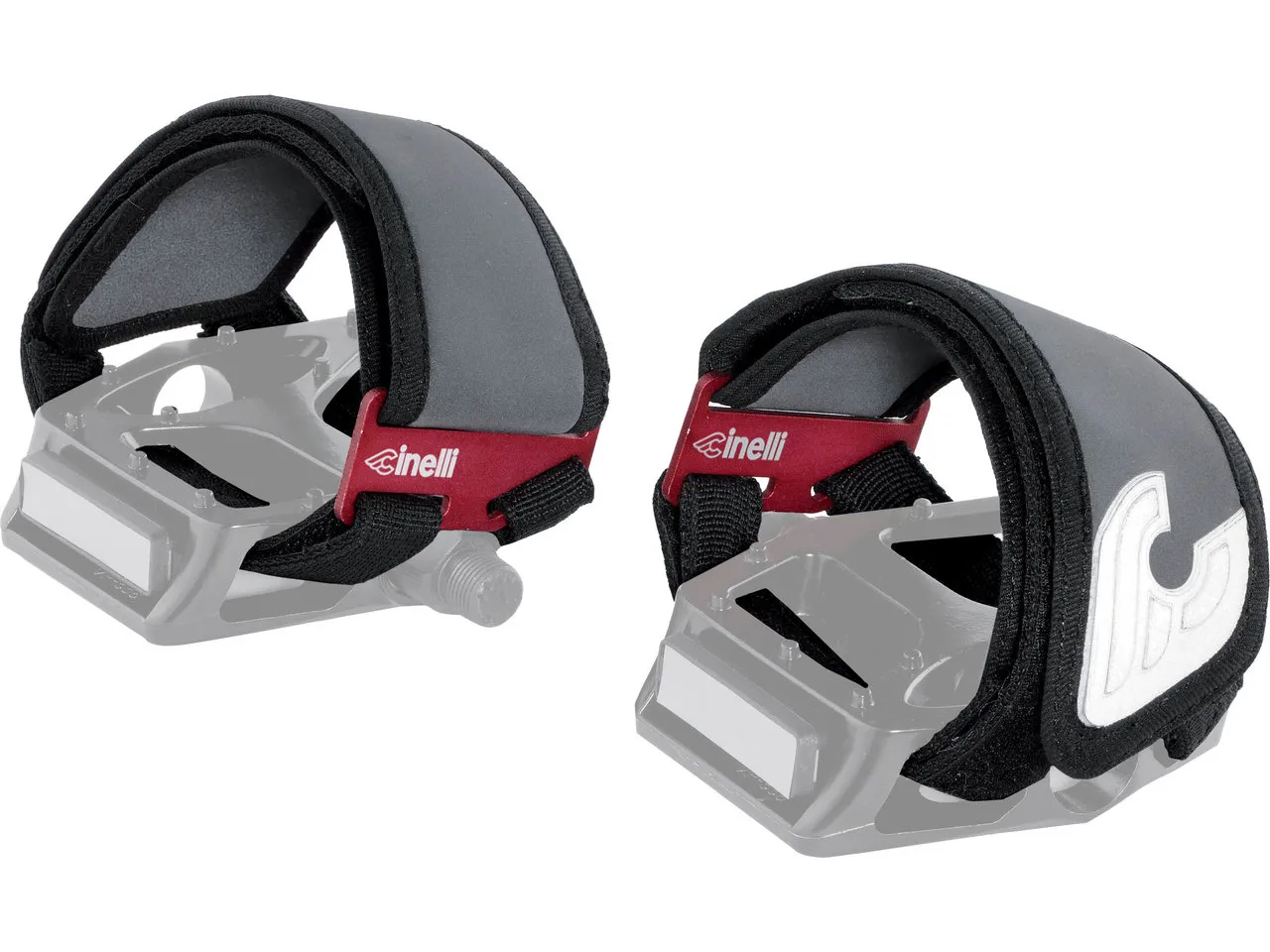 Cinelli Kinks Pedalriemen, Grey, One Size Cinelli Kinks Pedalriemen, Grey, One Size